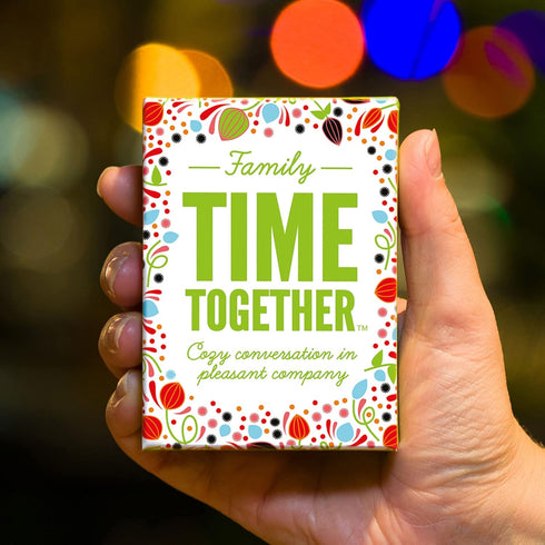 Hygge Games Time Together Family Game – Fun Conversation Starters Card Game for Families, Multicolored, Green, 4" L x 3" W x 1.5" H...
