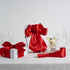MEEDEE Red Satin Ribbon 3 Inch Wide Red Ribbon by 10 Yards Lux Satin Double Faced Satin Ribbon Red Christmas Ribbon Red Ribbon for Christmas Tree,...
