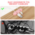 3PCS Cable Clips Cord Wire Organizer Electrical Cable Management Holders 4 Hole Silicone Cable Harness USB Charging Accessory Cute Cable Holder fo...