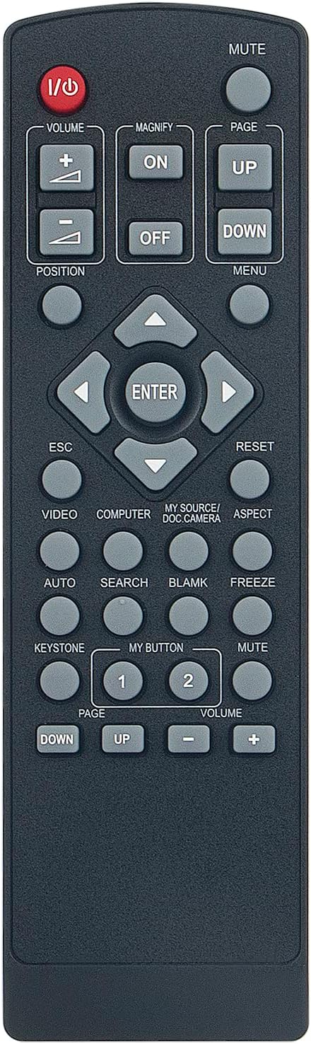 AULCMEET R007 New Replacement Remote Control fit for Hitachi LCD Projector CP-X2021WN ED-X45N CPWX12WN CP-X2521WN CP-X3021WN CPX10WN CPX11WN CP-X2...