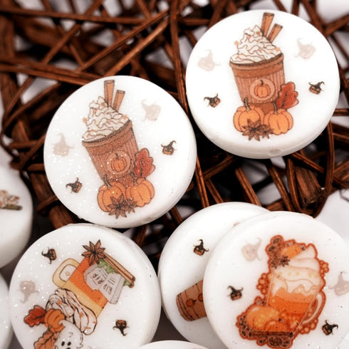 18Pcs Animal Silicone Beads Cartoon Dog Butterfly Halloween Cup Beads Silicone Focal Beads for Jewelry Making DIY Necklaces Bracelet Keychain Lany...