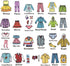 Maydahui 2 Sheets?31 Count? Dresser Clothing Decals 11 inch Boys Girls Clothing Sort Wall Sticker Removable Clothes Classification Label for Wardr...