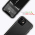Tasikar Compatible with iPhone 11 Case Carbon Fiber Leather Design with TPU Bumper Premium Hybrid Case (Black)...