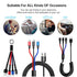 Multifunction USB Charging Cable Set,3 Pack 3 in 1 Nylon Braided Cord,Multiple Fast Charger Cords for Home,Office,Car......
