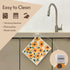 Swedish Dishcloths for Kitchen, 8 Pack Flower Swedish Dishcloths with 3 Clips, 9 Classified Labels, Reusable Paper Towels Washable, Biodegradable,...