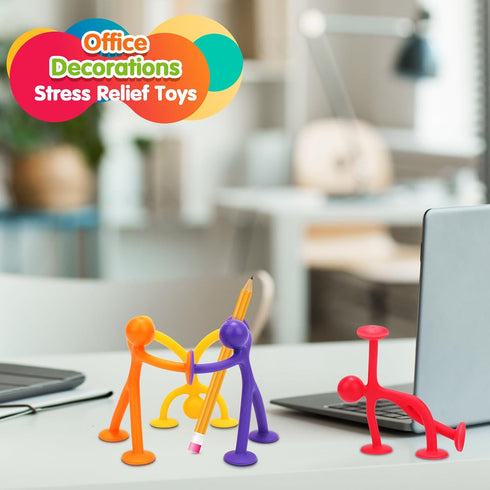 Suction Toys Sensory Fidget Toys for Kids: 21 Pack Creative Suction Sensory Toys Bath Toys for Toddlers Boys Girls - Fidget Travel Toys for Classr...