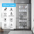 Over the Door Shoe Organizers 28 Mesh Pockets Hanging Shoes Organizer Shoe Rack for Closet Entryway Bedroom Bathroom Pantry Shoe Holder for Men Sn...