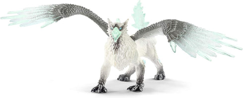 Schleich Eldrador Creatures Ice Monster Griffin Dragon Action Figure - Realistic Majestic Icy Griffin Figurine Toy with Movable Wings, Highly Dura...