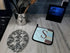 Caroline's Treasures CJ1003-SPTHD Letter S Initial Monogram - Blue Stripes Pair of Pot Holders Kitchen Heat Resistant Pot Holders Sets Oven Hot Pa...