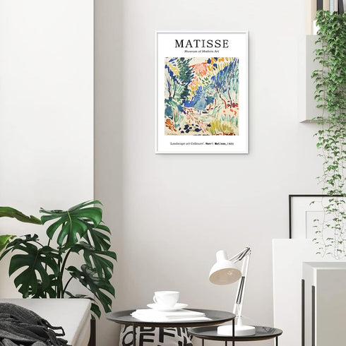Henri Matisse Wall Art Prints - Matisse Canvas Wall Art Picture Matisse Landscape Poster Henri Matisse Exhibition Poster Matisse at Collioure Prin...