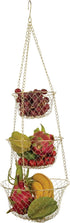 Fox Run Gold 3-Tier Kitchen Hanging Fruit Basket, 32-Inches...