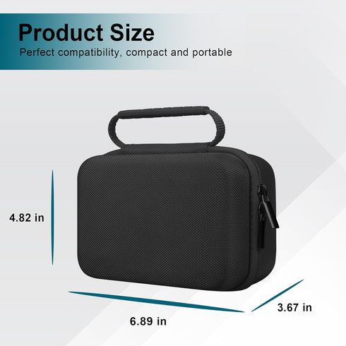 Canboc Carrying Case Compatible with SUPVAN T50M Pro Bluetooth Label Maker, Portable Mini Thermal Inkless Labeler Storage Bag fit Printer Labels, ...