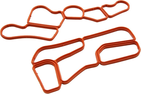 X AUTOHAUX Engine Oil Filter Housing Gasket Set for Mercedes-Benz 2721840080 2721840280...