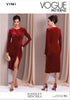 Vogue Misses' Lined Knit Dress Sewing Pattern Packet, Sizes 6-8-10-12-14, Multicolor...