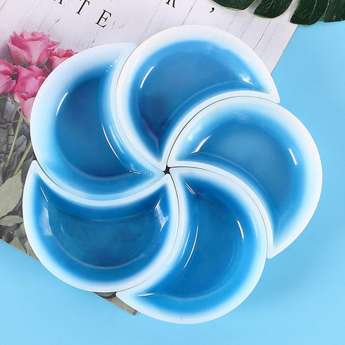 Woohome Silicone Resin Moulds, 2 PCS Moon Box Resin Casting Mould with Sequins, Silicone Measuring Cup, Making Tools for Storage, Resin Crafts DIY...