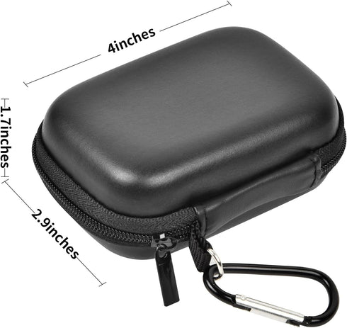 Carrying Case Compatible with Crucial X10/ X9 Pro 4TB/ 2TB/ 1TB Portable SSD, External Solid State Drive Hard Storage Holder Bag Fits for USB-C Ca...