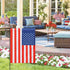 American Garden Flag 12 x 18 Inch,Patriotic Double Sided Polyester Printed Flag,USA ResidentialYard|Garden Decor,American Flag Garden Flag(2 Pcs S...