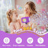 Bubble Machine, 2024 NEW Hammer Bubble Gun Kids Toys for Ages 3 4 5 6 7 8 Year Old Bubbles Wand Toy with Light & Music Bubbles Blaster Include Bub...