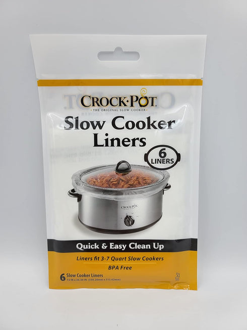 3-7 Quart Premium Crock Pot Slow Cooker Liners 13 IN X 20 IN (Total of 12 with 2 Packages of 6 Each)...