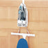 Ironing Board Hanger Wall Mount Electric Iron Holder Household Bathroom Shelf Holder Rack Electric Iron Holder - for Max 5.2 inch Width(White)...