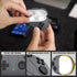 Silicone Case for Beats Studio Buds Case Cover, 2021/2023 New Beats Studio Buds, Wireless Earbuds Silicone Case Accessories with Keychain, Dark Gr...