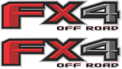 FX4 Off Road Decal Replacement Sticker F150 Bedside F Truck Super Duty F250 F350 F450 (2015-2018) (Die-Cut (Peel & Stick))...