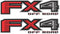 FX4 Off Road Decal Replacement Sticker F150 Bedside F Truck Super Duty F250 F350 F450 (2015-2018) (Die-Cut (Peel & Stick))...