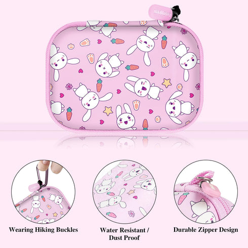 Leayjeen Kids Camera Case Compatible with Goopow/Mgaolo/CIMELR/Seckton/OZMI/Dylanto Kids Camera Toys, Easter Bunny Gifts for Toddlers Teens Girls ...