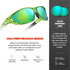 Polarized Sports Sunglasses for Men - UV400 Baseball Running Cycling Golf Glasses...