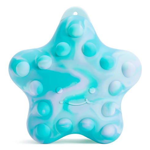 Munchkin® Pop Squish™ Mold Free Popping Baby Bath Toy, Squeezable Sensory Fidget Toy, Starfish...