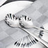 Csinos 304 Stainless Steel Spoon Shell Shape Flatware Spoon Set...