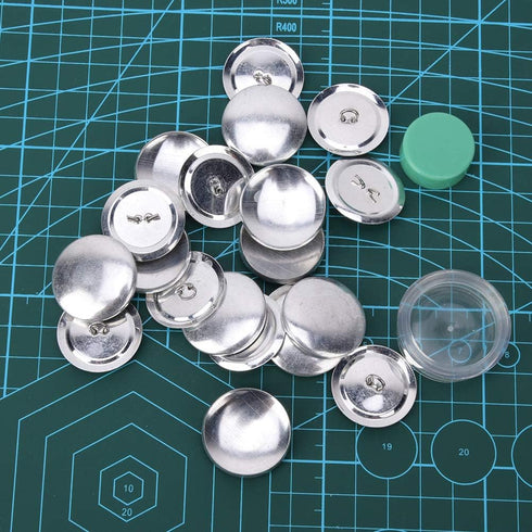 Cover Button Kit, Fabric Covered Button Kit, Flat Back Button Covers Kit, Buckle Making Tool for DIY Handmade Crafts(30mm)...