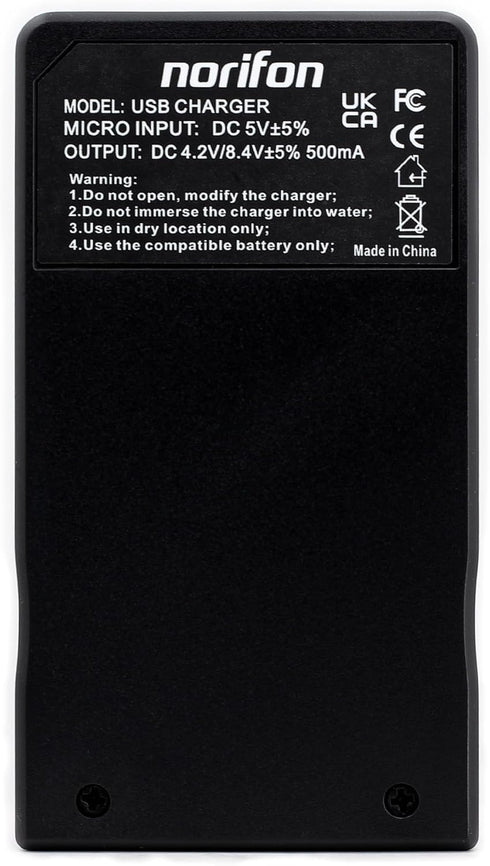 EN-EL15 USB Charger for Nikon 1 V1, D500, D600, D610, D7000, D7100, D7200, D750, D800, D800E, D810, D810A Camera and More...