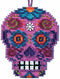Rosa Beaded Cross Stitch Halloween Kit 2016 Mill Hill Calavera Charmed Ornaments MH161626...
