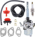 920402 Carburetor for 20001027 20001368 Hus Poulan Pro 920021 920022 938031 920404 920024 920025 LCT 03121 03122 208cc Snow Blower...