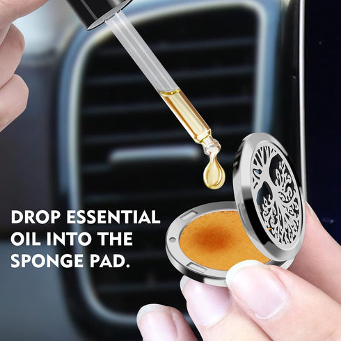 Car Air Freshener Diffuser Vent Clips Essential Oils Scents Aromatherapy Perfume Fragrance Long Lasting Automotive Odor Eliminator Decoration Acce...