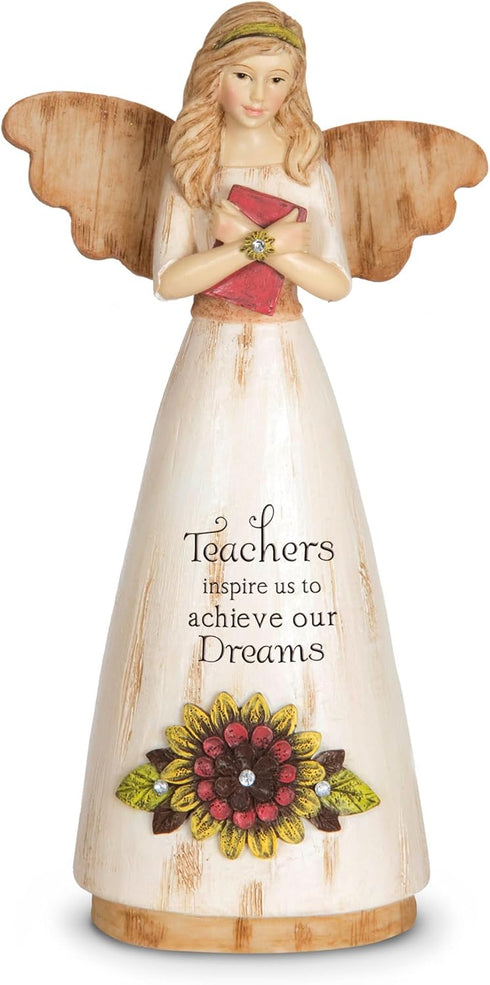 Pavilion Gift Company 03013 Teacher Angel Figurine, 6-Inch, Beige...