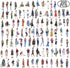 200pcs People Stickers, DaKuan People Stickers for Journaling Scrapbooking Fashion Girl Scrapbook Sticker for Journaling, Bullet Journals Supplies...