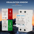 DC 2 Pole Miniature Circuit Breaker, 500V 50Amp, Thermal Magnetic Trip, 6KA Breaking Capacity MCB for Solar DC System, Ship, Solar Power Sysetm....