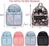 HOYOFO Mini Backpack Organizer Insert Small Shoulder Bag Divider for Rucksack Purse Lightweight Nylon, Light Blue...