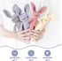 Moni's Choice Stuffed Animal Baby Bunny Rabbit Plush Knitted Doll Baby Sleep Toy Newborn (Pink)...