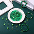 2566PCS+ St. Patrick's Day Beads for Jewelry Making Green Heishi Pearl Star Letter Clay Wooden Irish Round Loose Beads with Enamel Luck Shamrock H...
