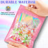 JETMORE 100 PCS Mylar Bags, Pink Holographic Bags, Smell Proof Bags, Resealable Bags for Small Business, Sealable Bags for Packaging, Foil Pouch B...