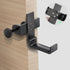 all aluminum foldable headphone holder for desk, headphone hook for desk,backpack hook for desk,space save universal headphone stand for gaming PC...