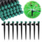 Drip Irrigation Emitters for 1/4" Drip Tubing,5.5" Stake with Adjustable Automatic Irrigation Drippers for (4-7mm) Garden Watering System. (50pcs-...