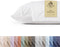 Linen Home 100% Cotton Percale Pillowcases King Size, White, 2 Pieces of Pillow Case, Crisp and Cool Strong Bed Linen, 20 inches X 40 inches...