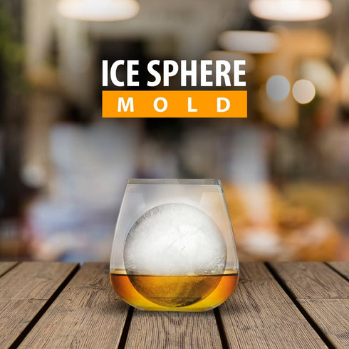 Ice Ball Molds Maker - 2 Pack Sphere Molds - 2.5 inch Round Ice -Slow Melting Ice for Whiskey Bourbon and Cocktails -...