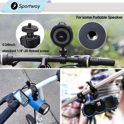 Bike Bracket Bicycle Mount Holder for Outdoor Portable Bluetooth Speakers/GoPro Hero/Cameras...