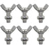 6pcs M8 1.25x20mm Stainless Steel Butterfly Screws with 6pcs Nuts Hand Tighten Toolless Adjust Bolt Butterfly Wing Head Thumb Screws...