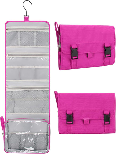 Relavel Travel Hanging Toiletry Bag for Men Women Extra Large Travel Kit Shaving Bag Waterproof Large Makeup Bag Wash Bag Makeup Organizer Cosmeti...